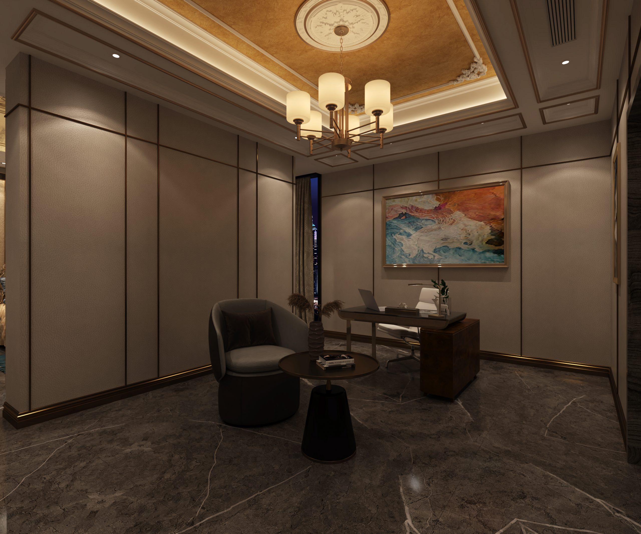 四楼-总统套房-书房